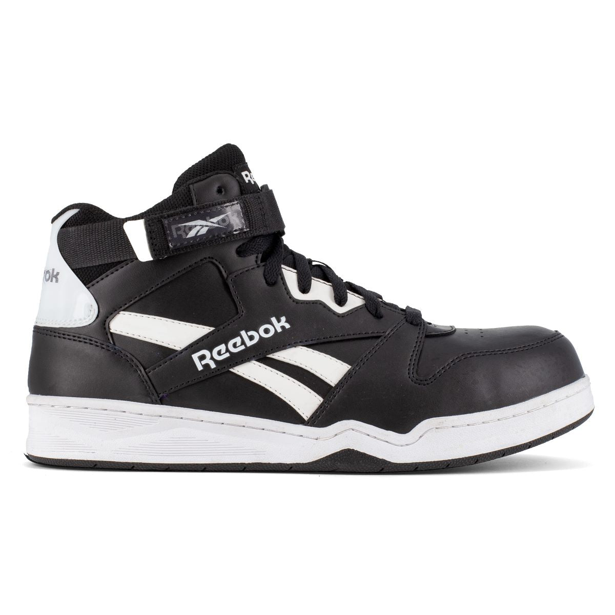 Reebok BB4500 Work RB4194 - Mens High Top Work Sneaker - Black/White