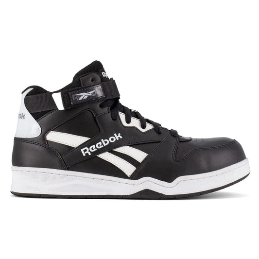 Reebok BB4500 Work RB4194 - Mens High Top Work Sneaker - Black/White