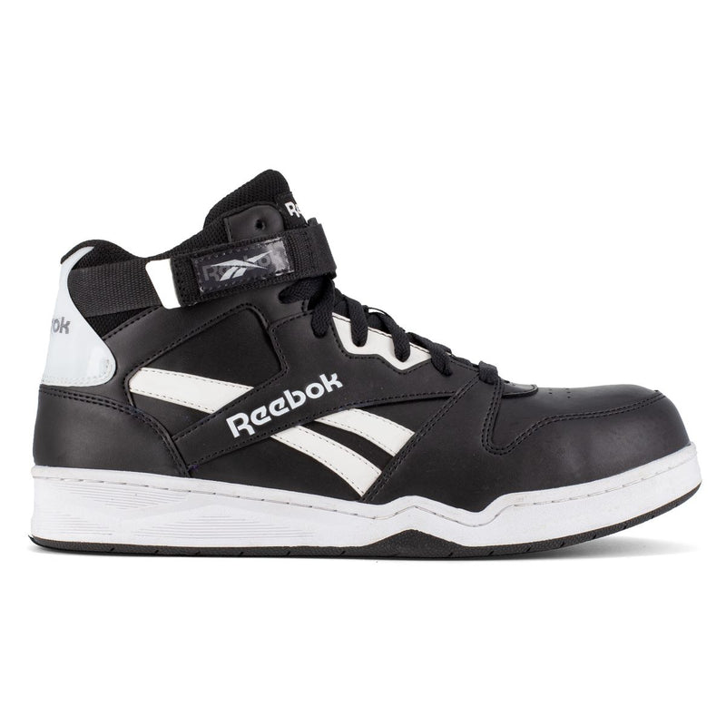 Reebok BB4500 Work RB4194 - Mens High Top Work Sneaker - Black/White