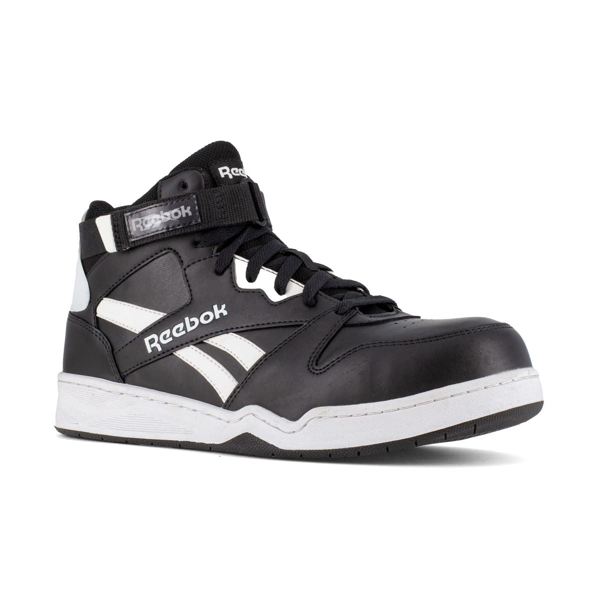 Reebok BB4500 Work RB4194 - Mens High Top Work Sneaker - Black/White