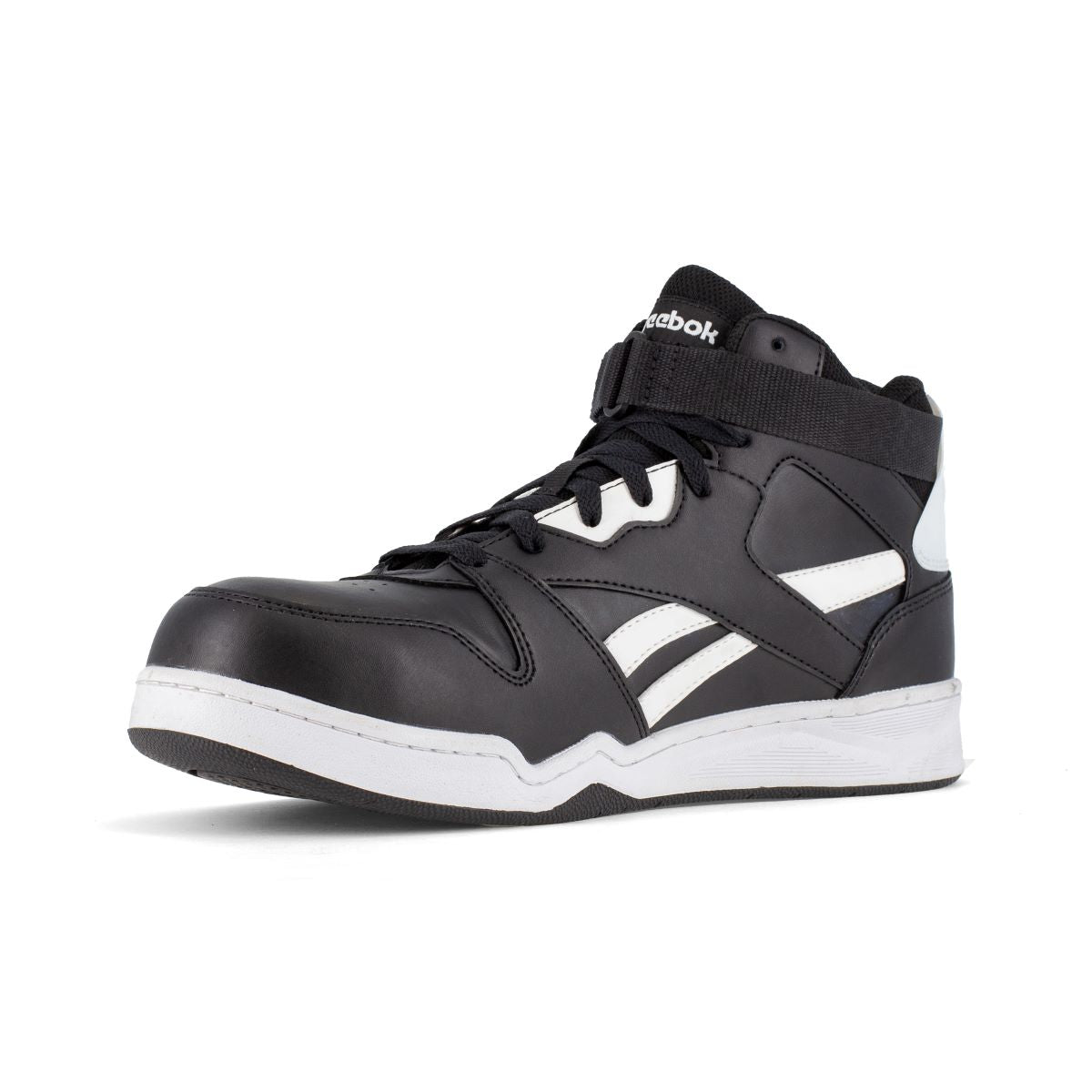 Reebok BB4500 Work RB4194 - Mens High Top Work Sneaker - Black/White