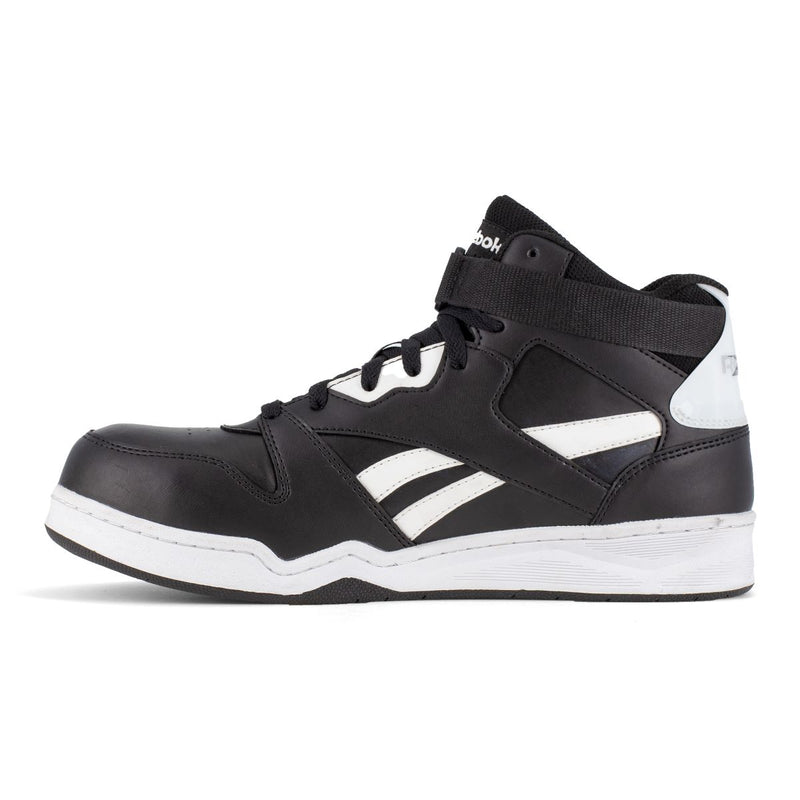 Reebok BB4500 Work RB4194 - Mens High Top Work Sneaker - Black/White