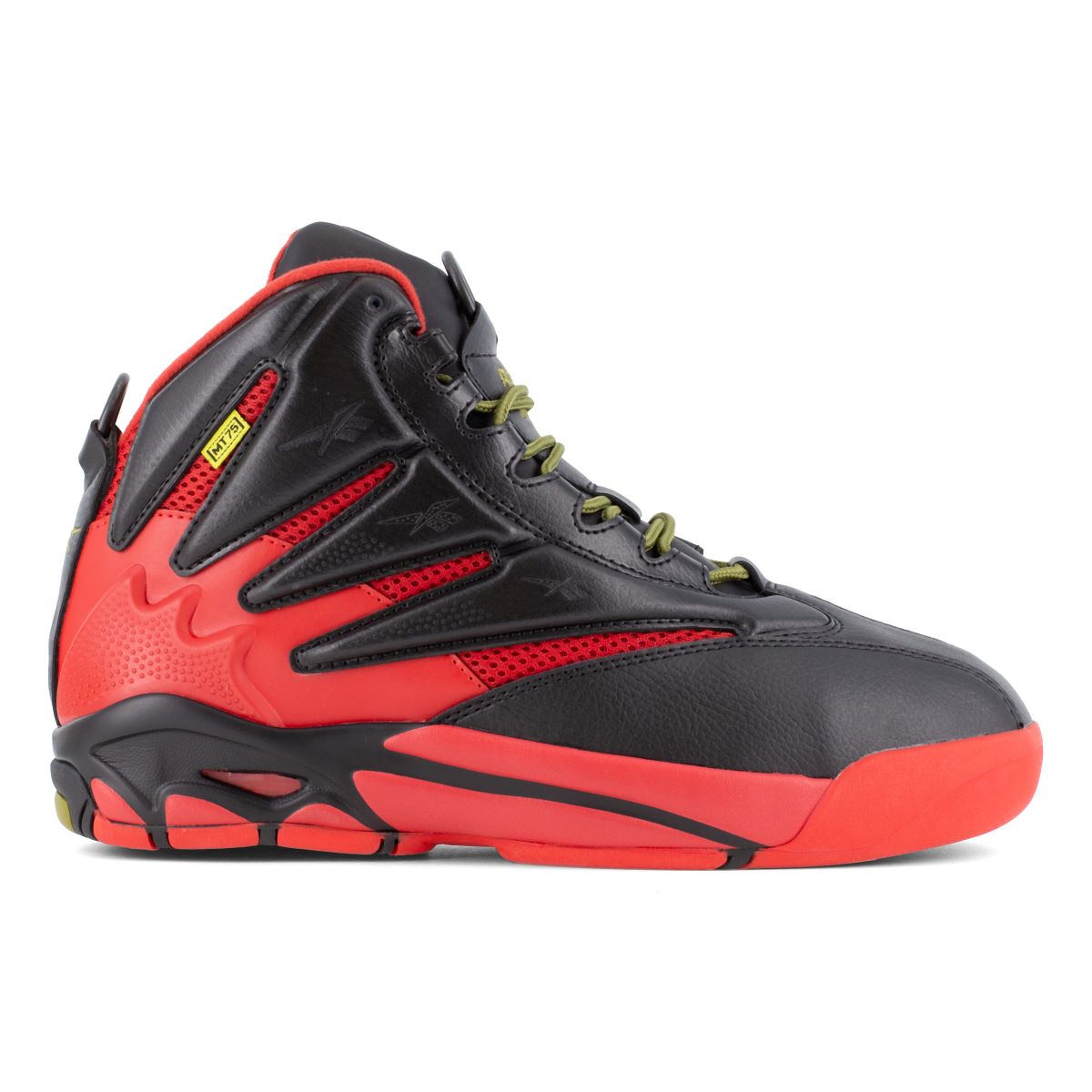 Reebok The Blast Work RB9400 - Mens High Top Work Sneaker - Black/Red