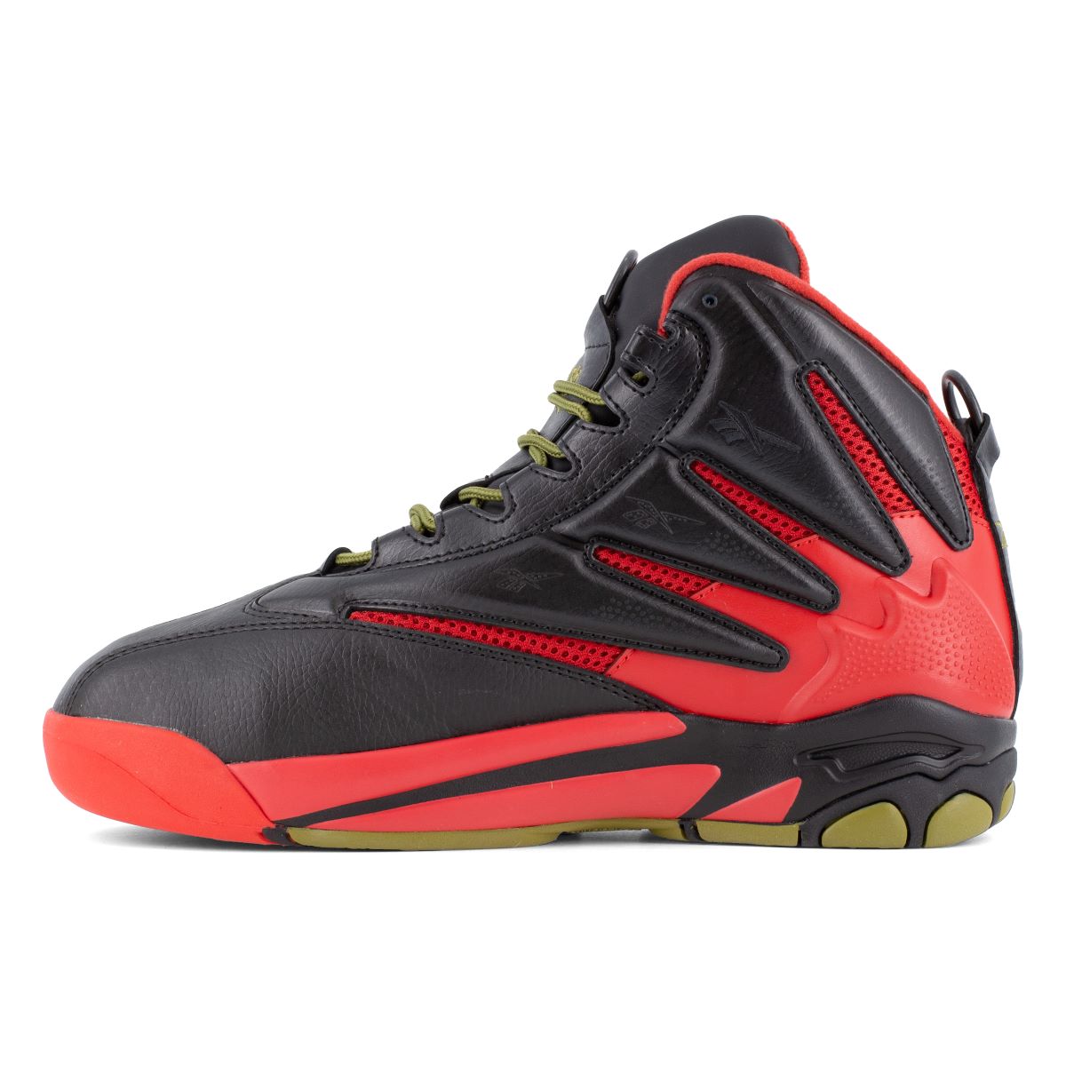 Reebok The Blast Work RB9400 - Mens High Top Work Sneaker - Black/Red