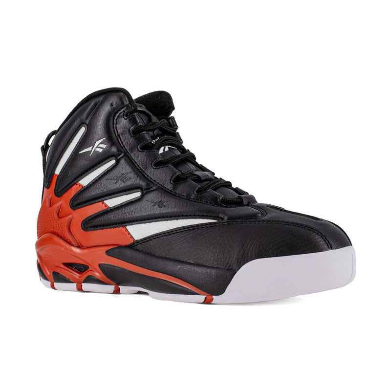 Reebok The Blast Work RB9401 - Mens High Top Work Sneaker - Black/Red/White