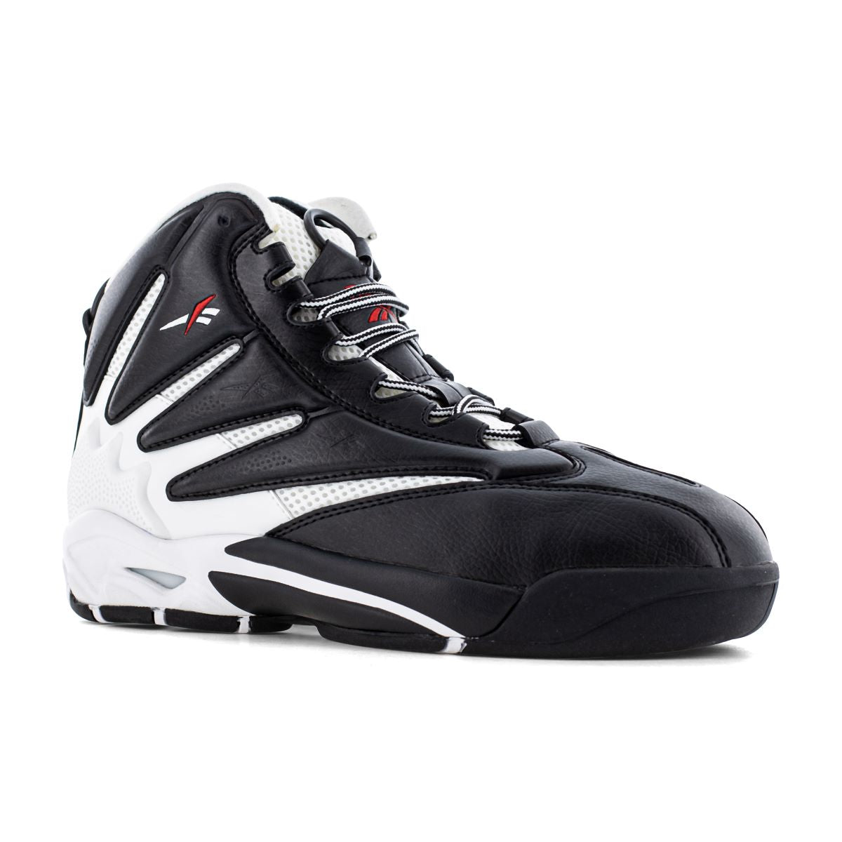 Reebok The Blast Work RB9402 - Mens High Top Work Sneaker - Black/White