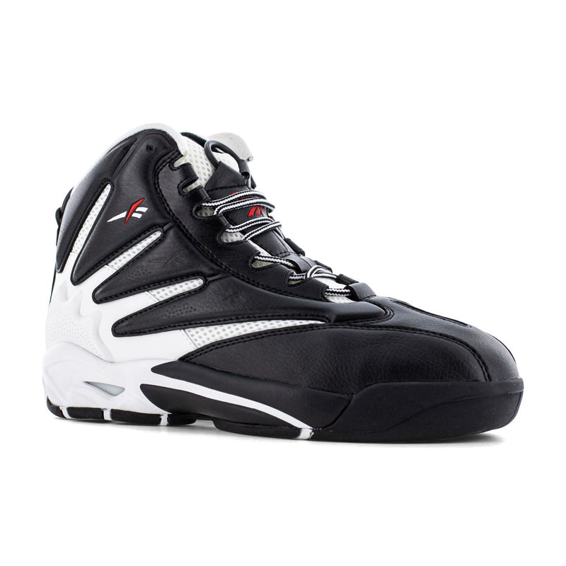 Reebok The Blast Work RB9402 - Mens High Top Work Sneaker - Black/White