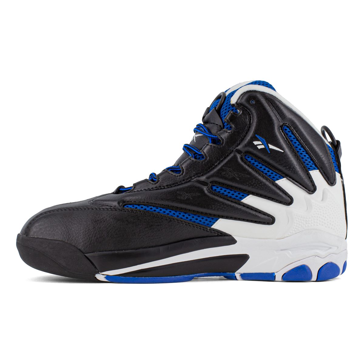 Reebok The Blast Work RB9403 - Mens High Top Work Sneaker - Black/White/Blue