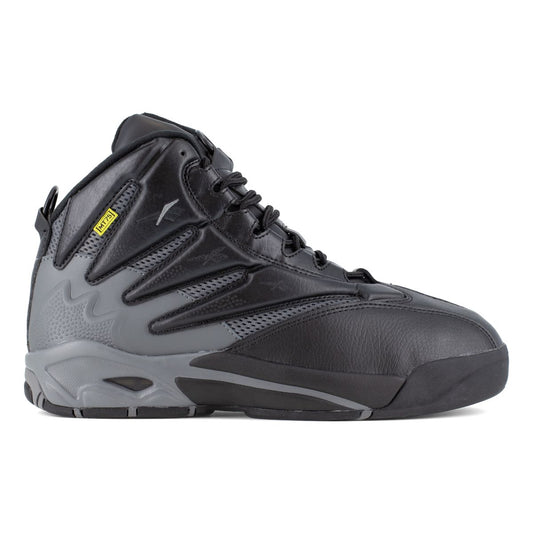 Reebok The Blast Work RB9406 - Mens High Top Work Sneaker - Black/Dark Grey