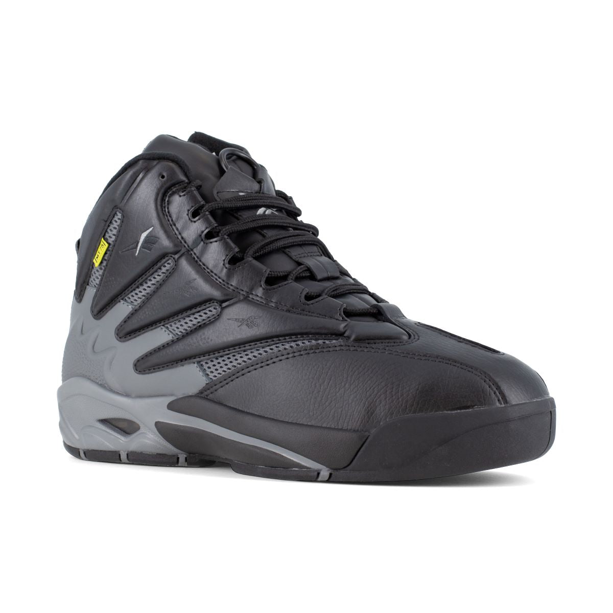 Reebok The Blast Work RB9406 - Mens High Top Work Sneaker - Black/Dark Grey