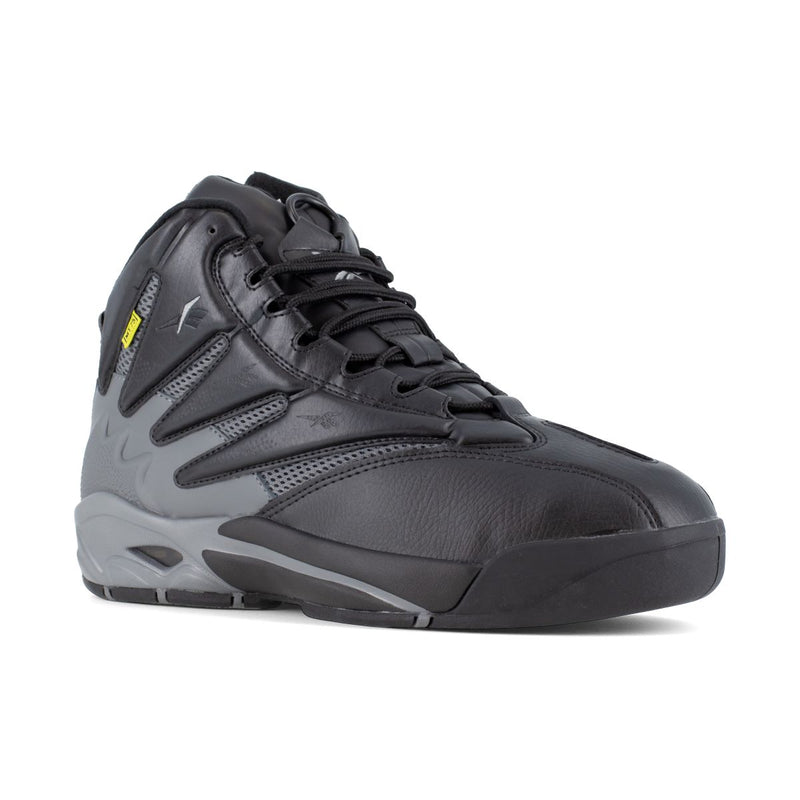 Reebok The Blast Work RB9406 - Mens High Top Work Sneaker - Black/Dark Grey