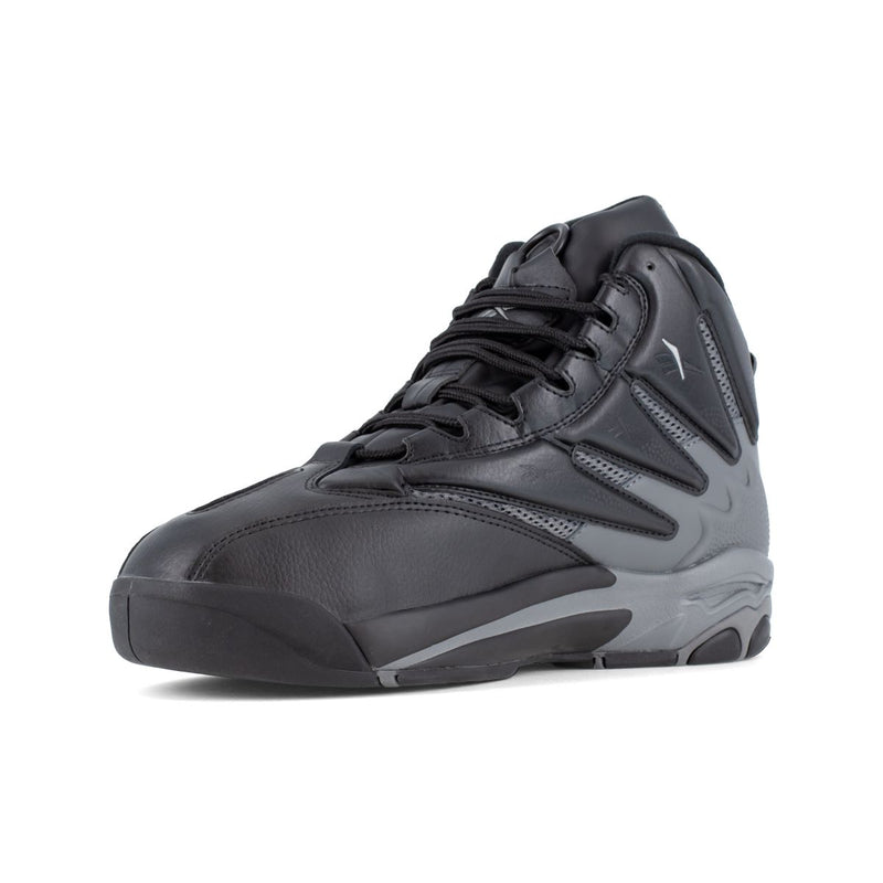 Reebok The Blast Work RB9406 - Mens High Top Work Sneaker - Black/Dark Grey