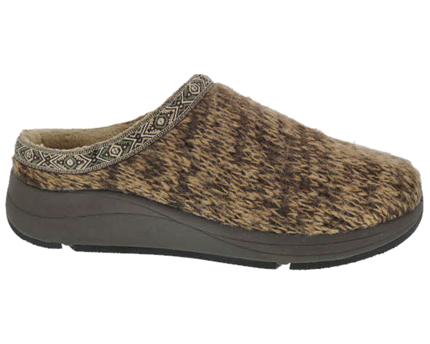 Drew Shoe Relax Slippers - Brown