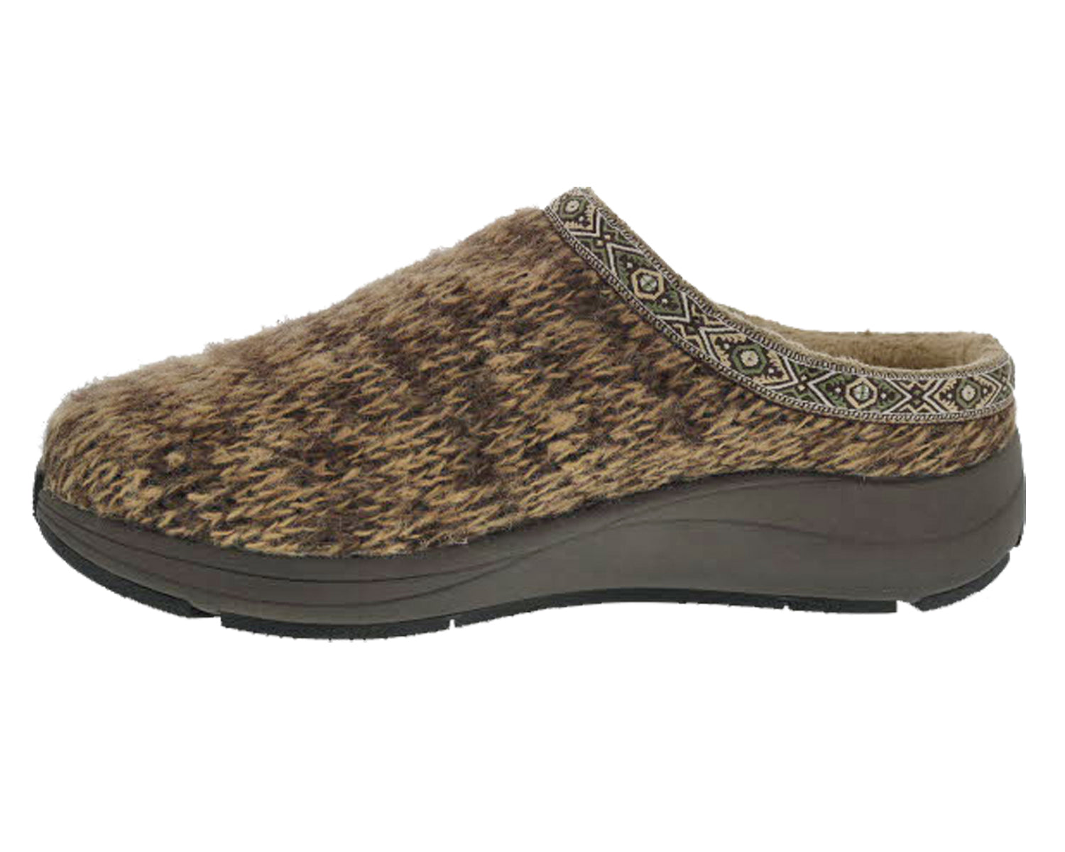 Drew Shoe Relax Slippers - Brown