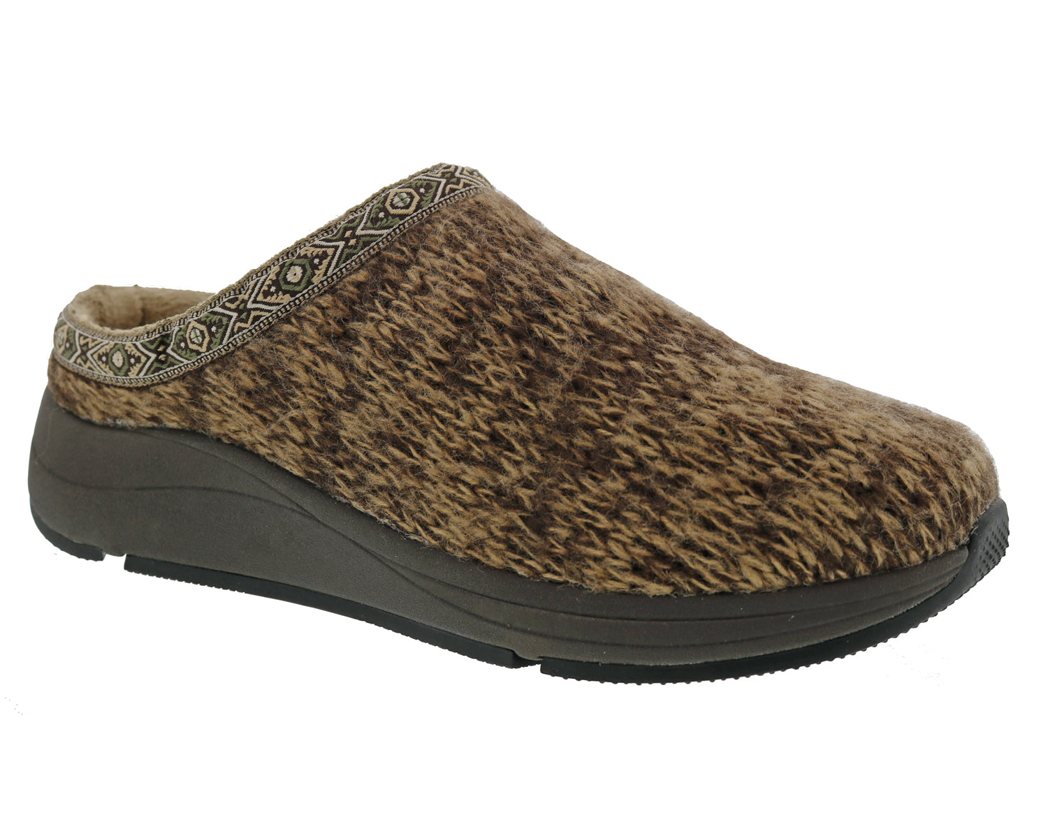 Drew Shoe Relax Slippers - Brown