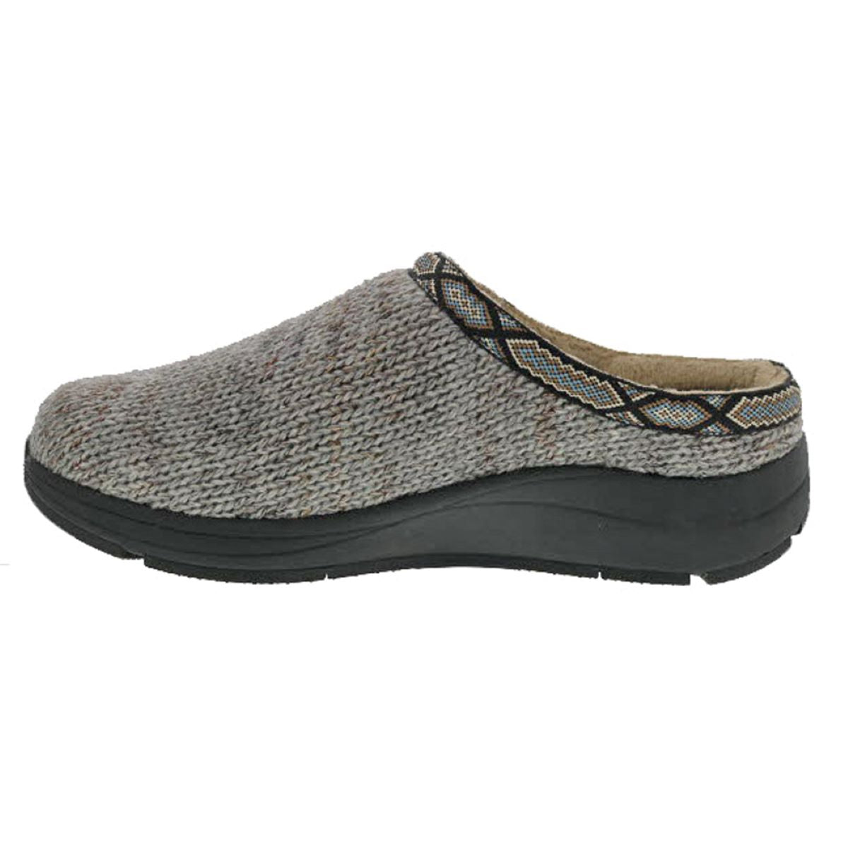 Drew Shoe Relax Slippers - Grey