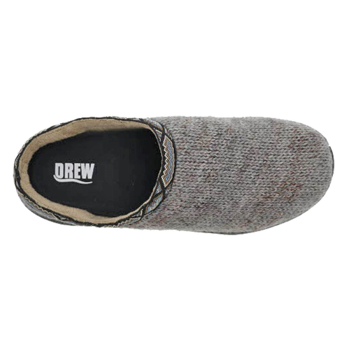 Drew Shoe Relax Slippers - Grey