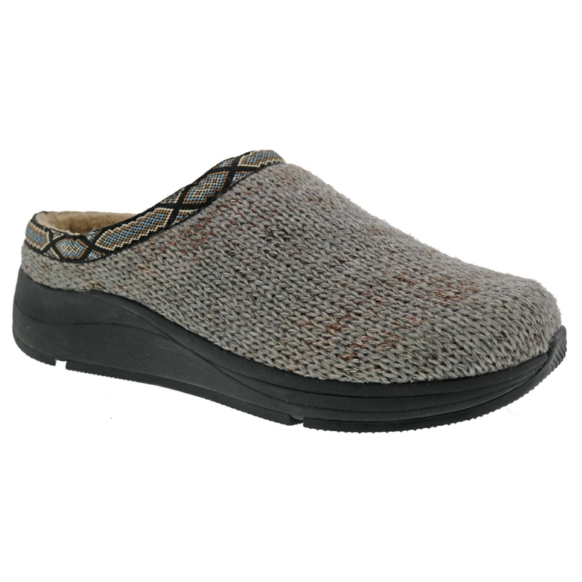Drew Shoe Relax Slippers - Grey