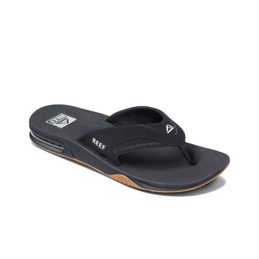 Reef Mens Fanning - Black/Silver