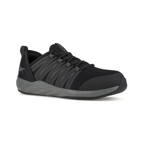 Reebok Astroride Steel Toe, EH Work Shoe - Black in 4E extra wide