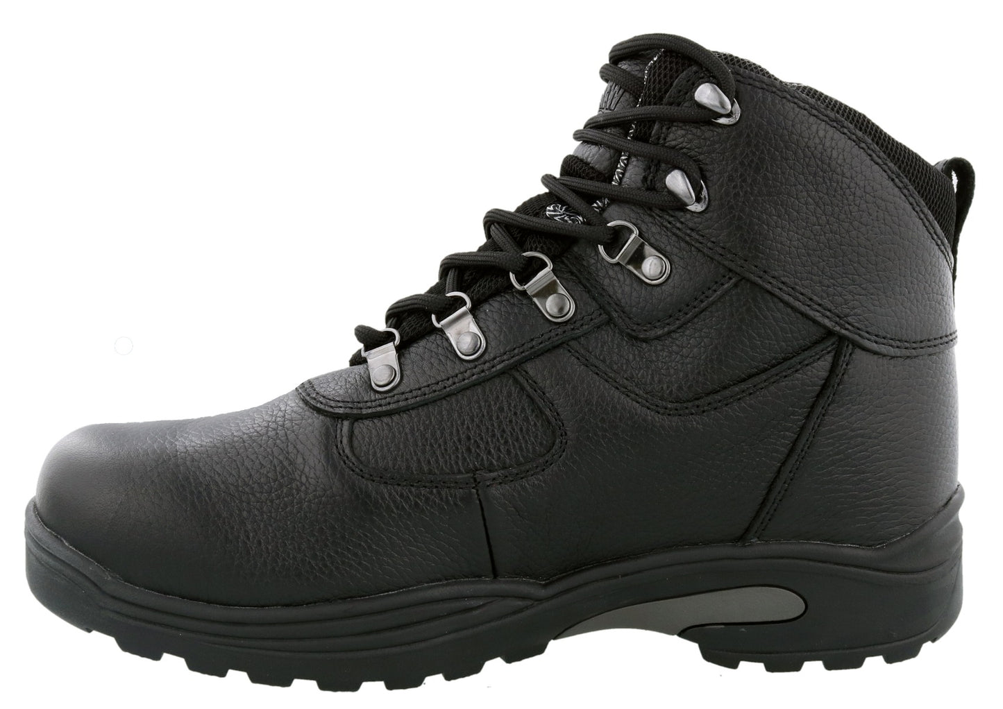 Drew Shoe Rockford - Black Tumbled Leather