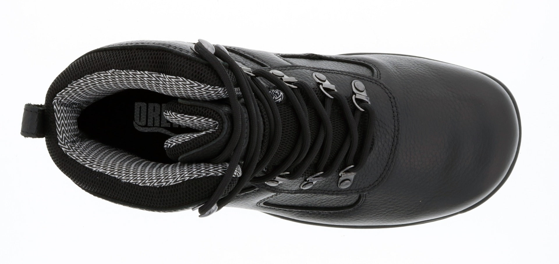 Drew Shoe Rockford - Black Tumbled Leather