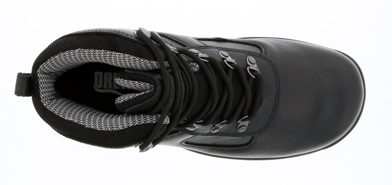 Drew Shoe Rockford - Black Tumbled Leather