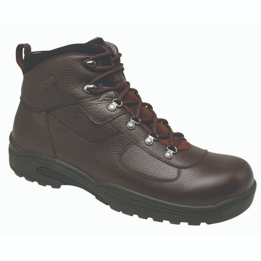 Drew Shoe Rockford - Dark Brown Tumbled Leather