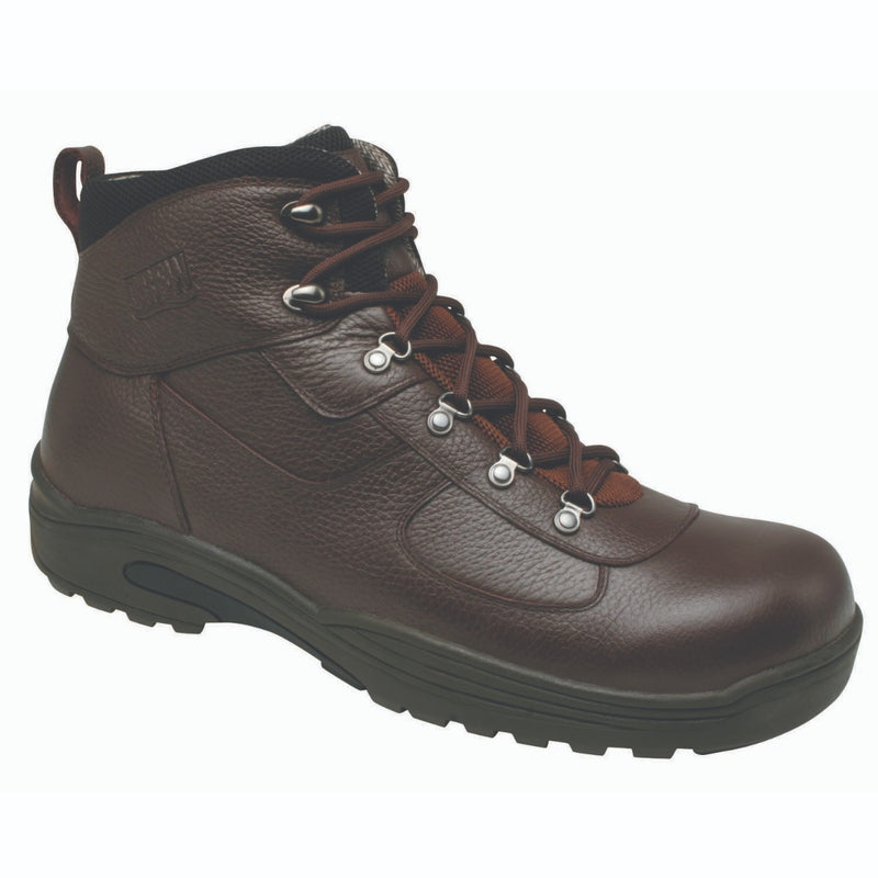 Drew Shoe Rockford - Dark Brown Tumbled Leather