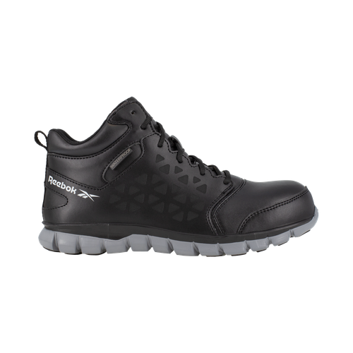 Reebok Sublite Cushion Composite Toe Waterproof Work Boot - Black in 4E extra wide