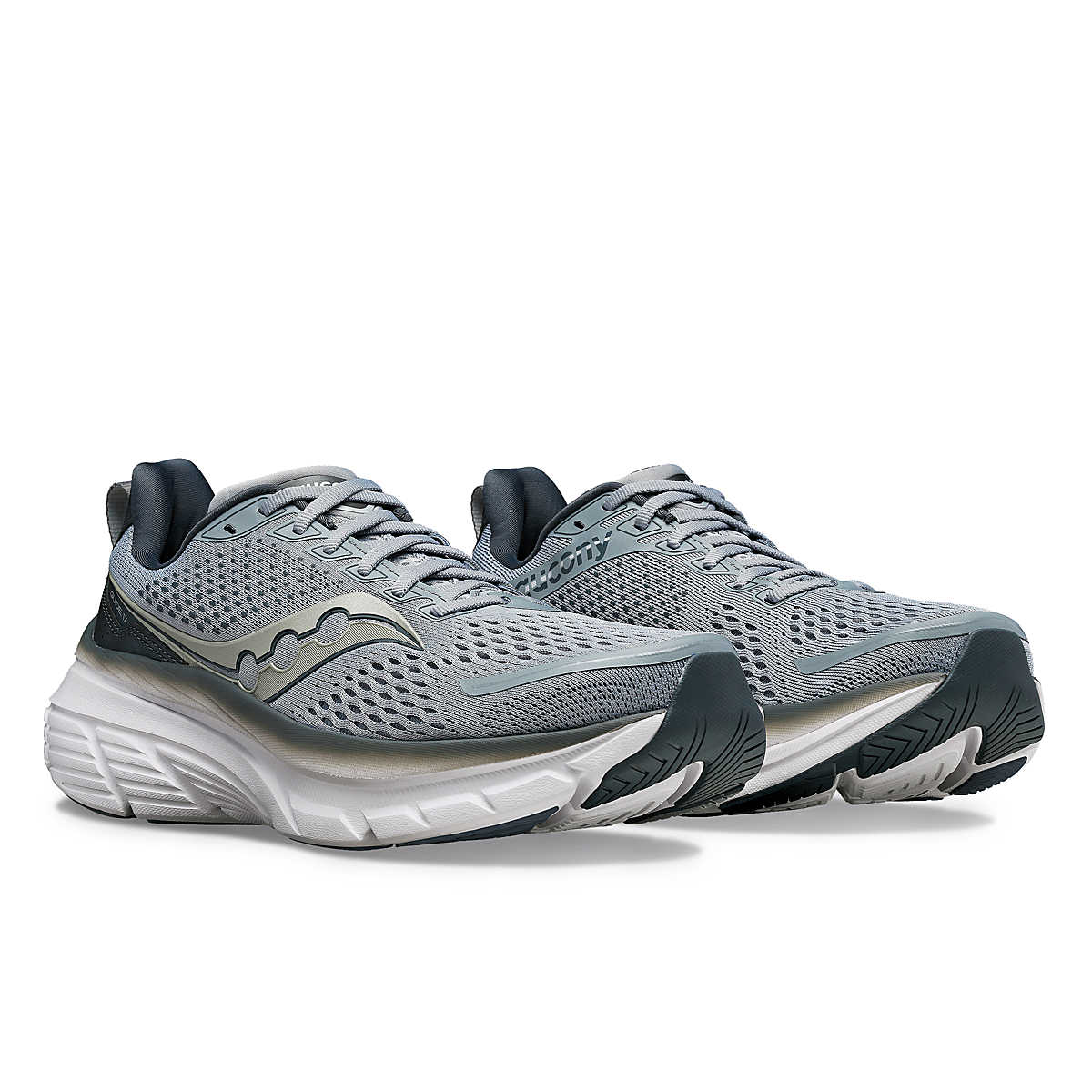 Saucony Guide 17 Extra Wide Mens Running Shoe - Flint Shadow