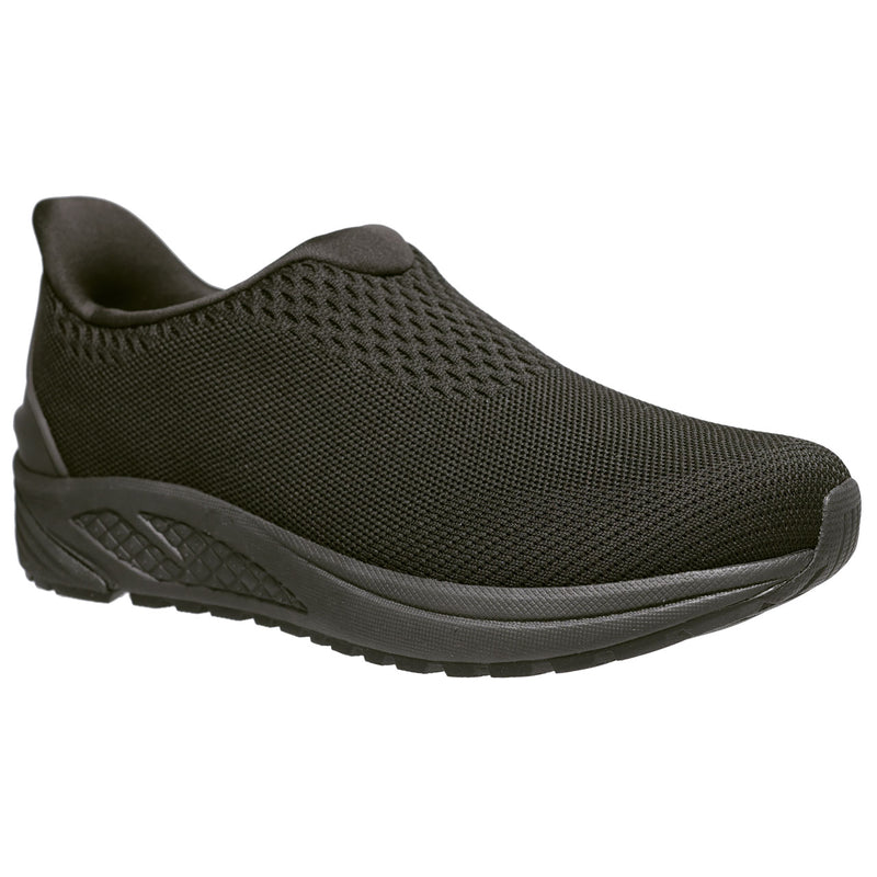 Propet Propet One Velocity Slipon Women's Sneaker - All Black in women's 4E extra wide