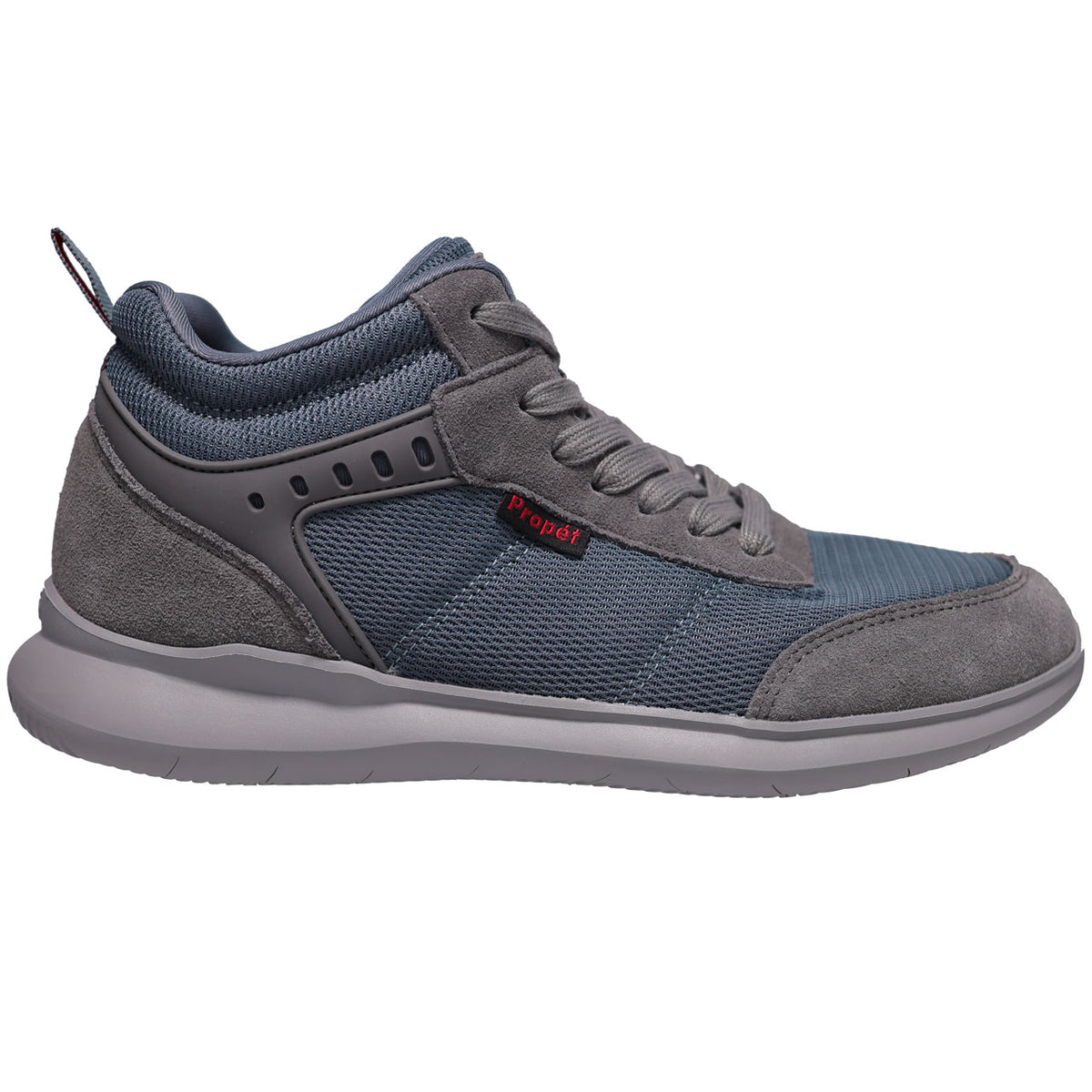 Propet Viator Hi Men's Sneaker - Grey/Denim in 5E extra wide
