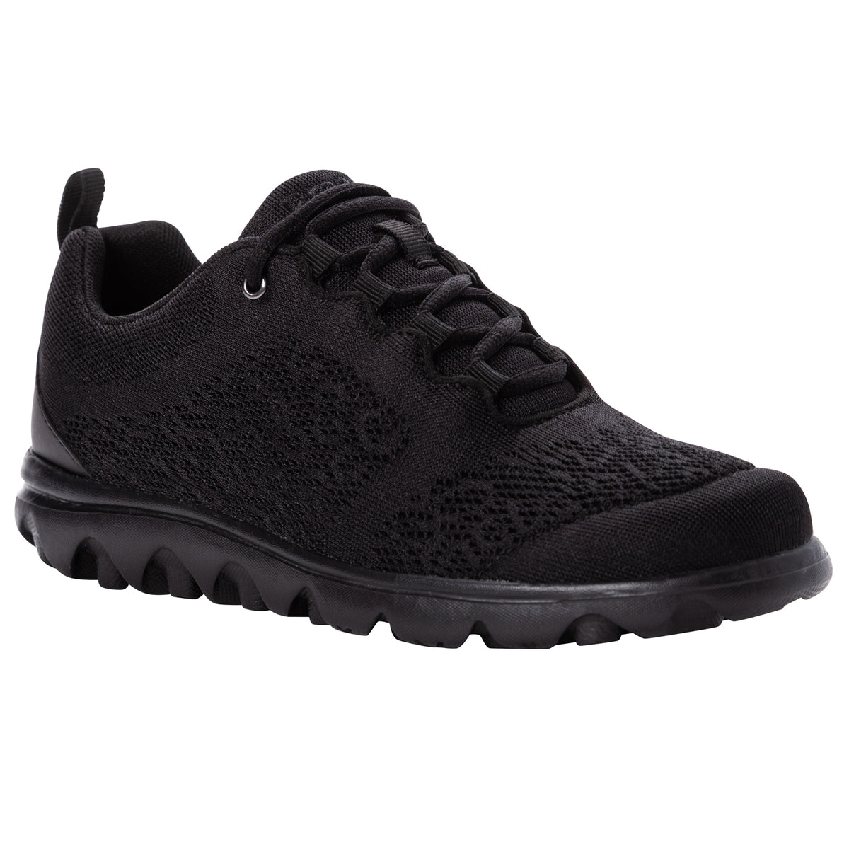 Propet TravelActiv Women's Sneaker - All Black in women's 4E extra wide