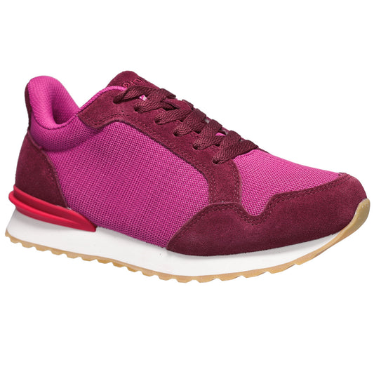 Propet Shirley Women's Casual Shoe - Fuchsia/Port in women's 4E extra wide