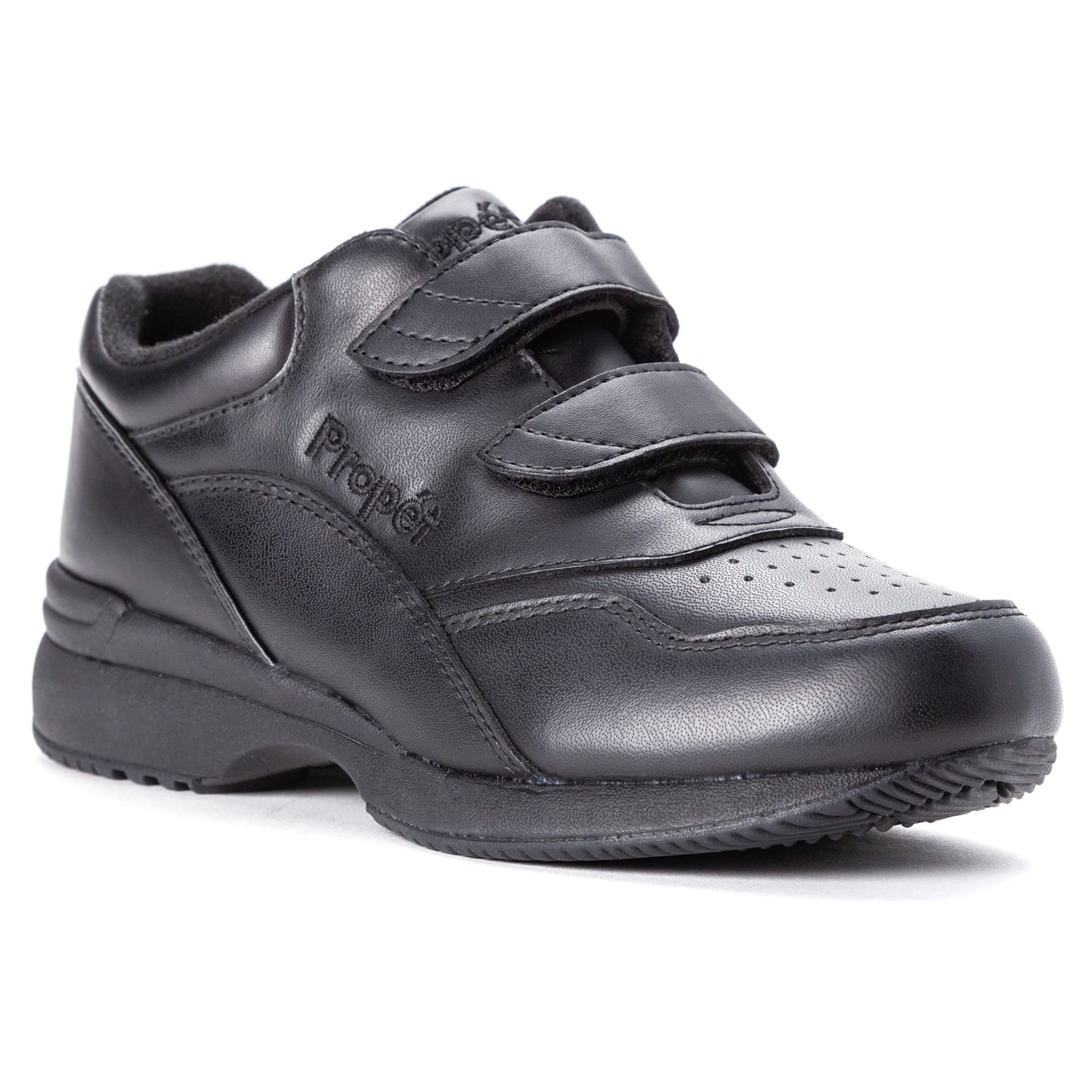 Propet Tour Walker Strap Women's Walking Shoe - Black in women's 4E extra wide