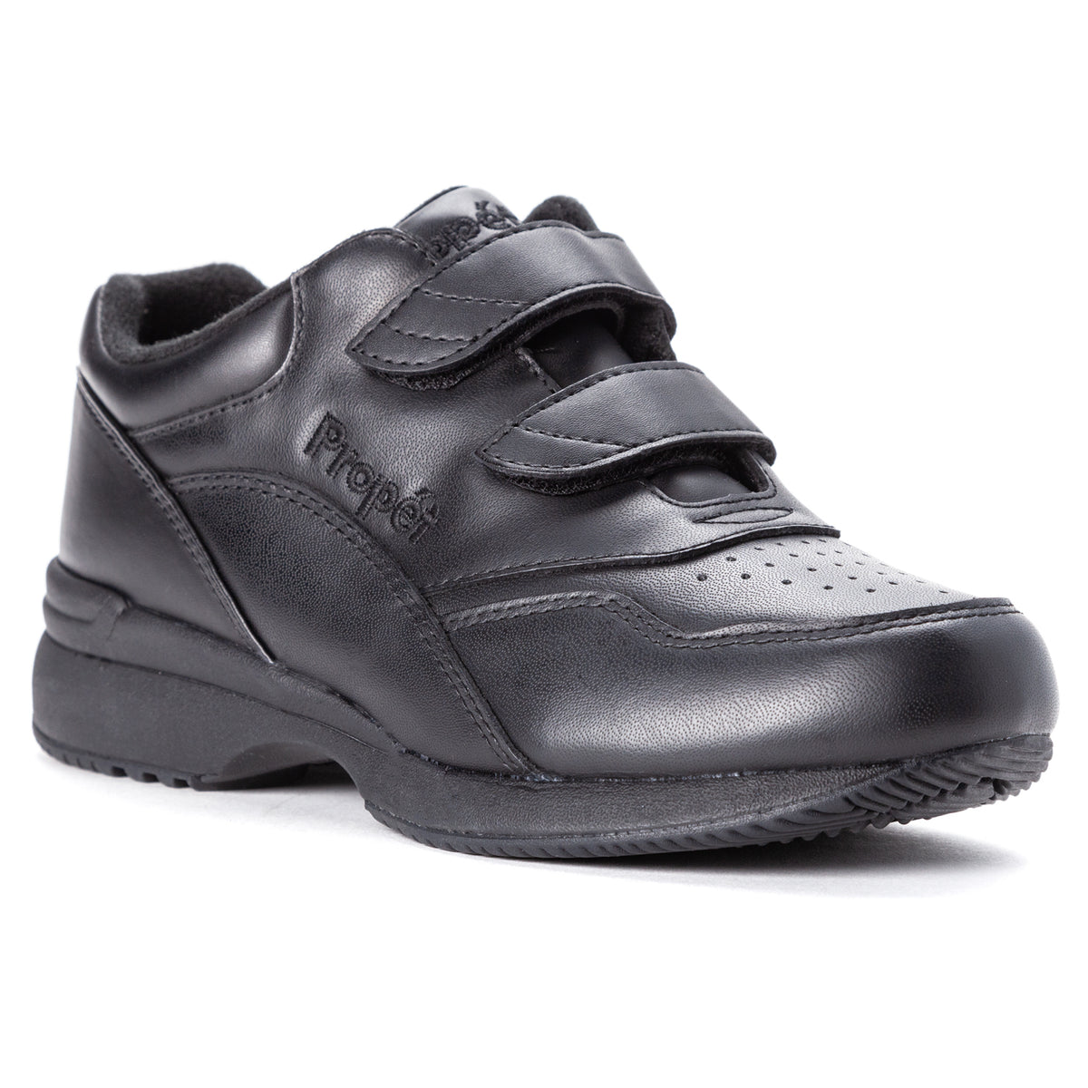Propet Tour Walker Strap Women's Walking Shoe - Black in women's 4E extra wide