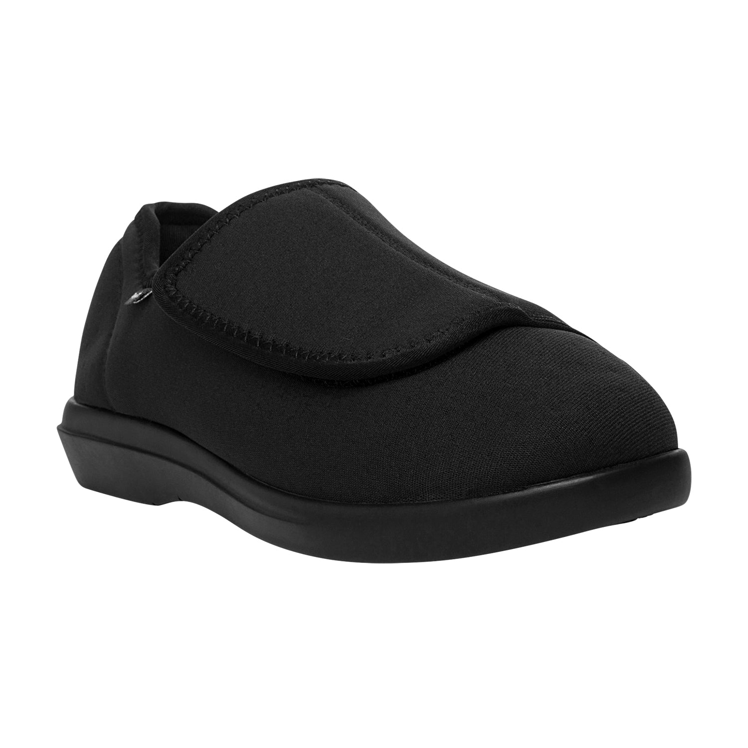 Propet Cush N Foot Women's Slipper - Black in women's 4E extra wide