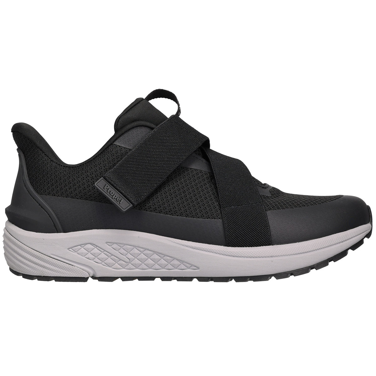 Propet One Velocity Strap Men's Sneaker - Black in 5E extra wide