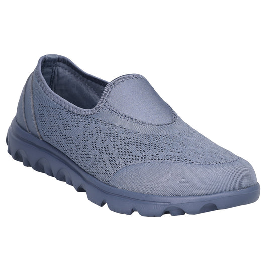 Propet TravelActiv Slip On Women's Sneaker - Denim in women's 4E extra wide