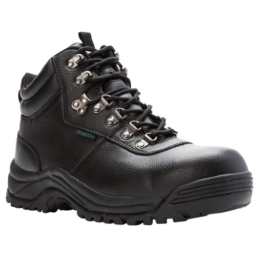 Propet Shield Walker Men's Composite Toe Work Boot - Black in 5E extra wide