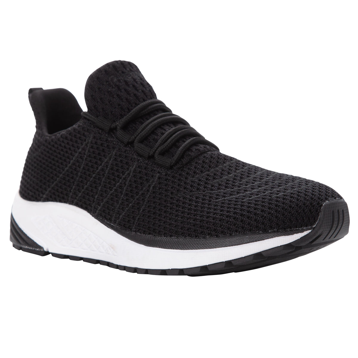 Propet Tour Knit Women's Sneaker - Black in women's 4E extra wide