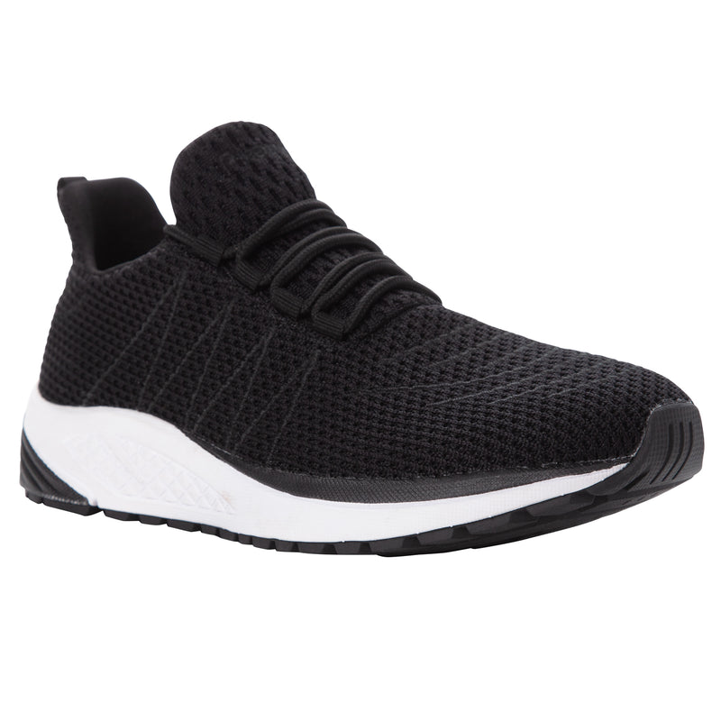 Propet Tour Knit Women's Sneaker - Black in women's 4E extra wide