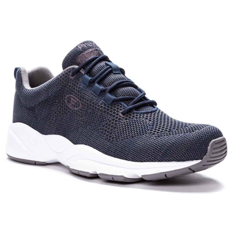 Propet Stability Fly Men's Sneaker - Navy/Grey in 5E extra wide