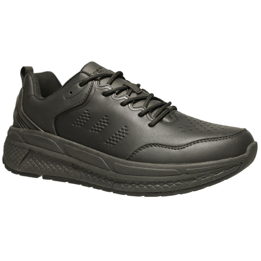 Propet Ultra Leather Men's Work Shoe - Black in 5E extra wide