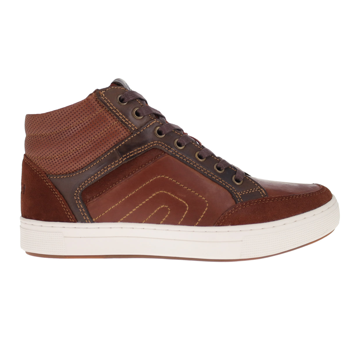 Propet Kenton Men's Midcut Sneaker - Brown in 5E extra wide