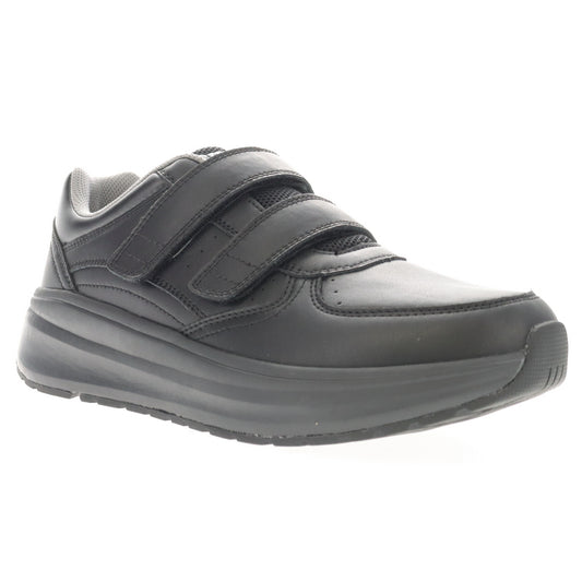 Propet Ultima Strap Men's Walking Shoe - Black in 5E extra wide