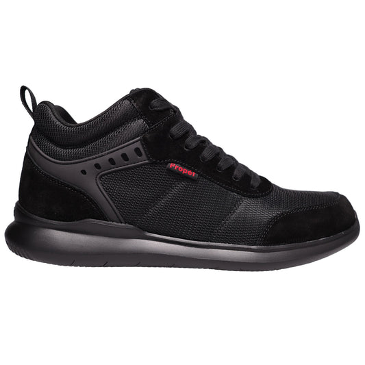 Propet Viator Hi Men's Sneaker - Jet Black in 5E extra wide