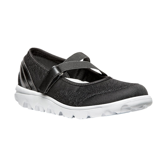 Propet TravelActiv Mary Jane Women's Mary Jane - Black in women's 4E extra wide