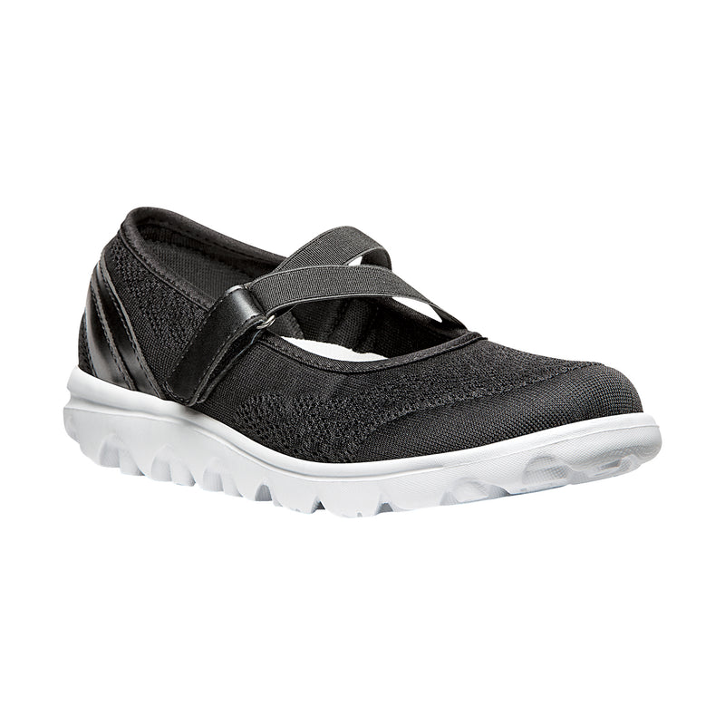 Propet TravelActiv Mary Jane Women's Mary Jane - Black in women's 4E extra wide